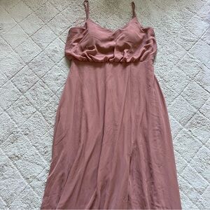 NWT Birdy Grey Gwennie Chiffon Blouson Maxi Dress‎ Women's Size L